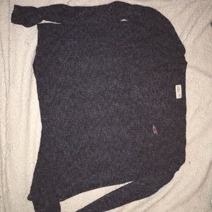 Hollister Oversized Blue Knit Sweater
